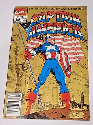 Buy Captain America #383 (1991) Gold Ink Jim Lee Cover Newsstand Thick High Grade • 3.96£