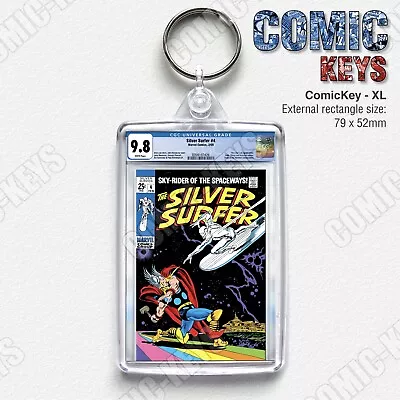 Buy Silver Surfer #4 (Marvel Comics 1969) XL Size CGC  Graded  Inspired Keyring • 8.95£