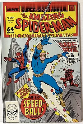 Buy Amazing Spider-Man Annual #22 Marvel 1988 (NM-) 1st App Of Speedball! • 15.80£