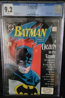 Buy Batman #426 (1988) CGC 9.2 Death In The Family Pt.1 • 59.27£