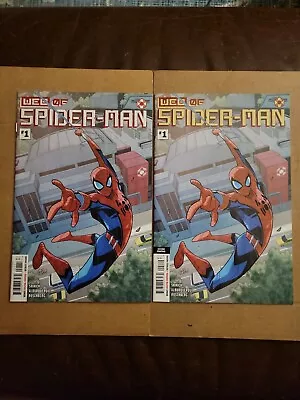 Buy WEB Of Spider-Man #1 NM+ 1st App Harley Keener 2 Bk Lot 1st & 2nd Print MCU 2021 • 19.11£