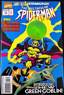 Buy SPECTACULAR SPIDER-MAN #225 NM Giant Size GREEN GOBLIN APPEARANCE Holodisc Cover • 2.75£
