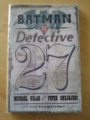 Buy Batman Detective 27 Hardcover Michael Uslan • 24.99£