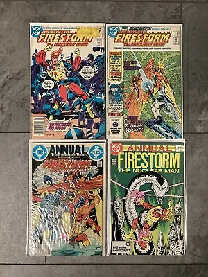 Buy The Fury Of Firestorm The Nuclear Man #15, #24 - Annuals #1, #4 • 19£