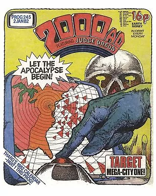 Buy 2000AD Prog 241-250 Apocalypse War Judge Dredd Hershey Bolland 10 Comics 1981 • 55£