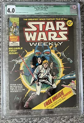 Buy Star Wars Weekly #1 CGC 4.0 • 40£