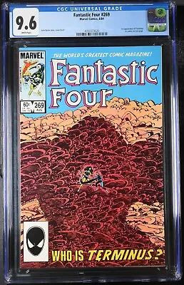 Buy Fantastic Four #269 Cgc 9.6, 1984, 1st Appearance Terminus Cameo • 43.48£