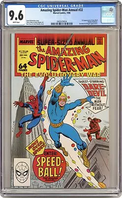 Buy Amazing Spider-Man Annual #22 CGC 9.6 1988 3982639004 • 75.15£