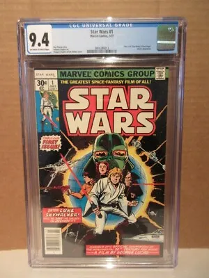 Buy Star Wars #1 Marvel Comics 7/77 CGC 9.4 • 1,029.09£
