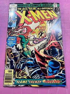 Buy X-Men # 105 (1977) F/VF KEY 1st Appearance Princess Lilandra 7.0  • 35.96£