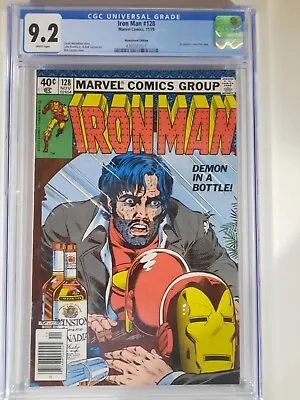 Buy Iron Man #128 Cgc 9.2. White Pages Newsstand  • 173.45£