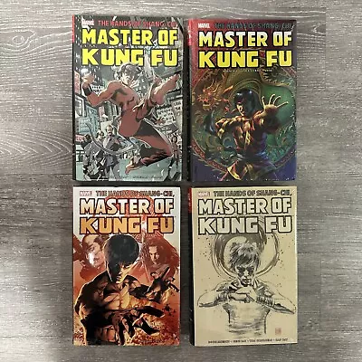 Buy Shang-Chi Master Of Kung Fu Marvel Omnibus 1 2 3 4 Sealed Set Marvel OOP HC • 381.17£