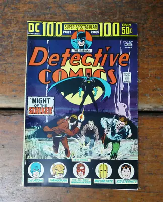Buy Detective Comics #439, 1974, Night Of The Stalker!, 100 Pages, Neal Adams - FN • 27.71£