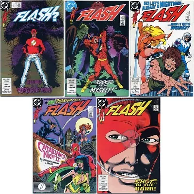 Buy Flash #26 #27 #28 #29 #30 (dc 1989) Nm- First Prints White Pages • 14.99£