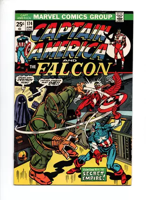 Buy Captain America & The Falcon #174 Vf+ 8.5 (06/74) Moonstone, X-men App • 9.49£