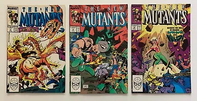 Buy New Mutants #77, 78 & 79 Copper Age Comic Books (Marvel 1989) 3 X VG/FN & FN+ • 18.95£