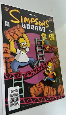 Buy The Simpsons #161 (9.4-9.6) Donkey Kong Gamer Homage Cover/bart/homer/groening • 5.53£