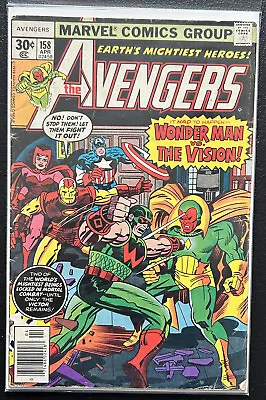 Buy Avengers #158 1st Graviton! Marvel 1977 NEWSSTAND • 10.27£