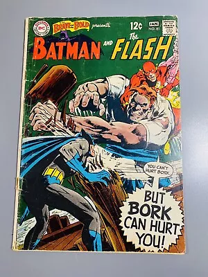 Buy Brave And The Bold #81 1969 Batman Flash Neal Adams Cover And Art 1st Print • 5.99£