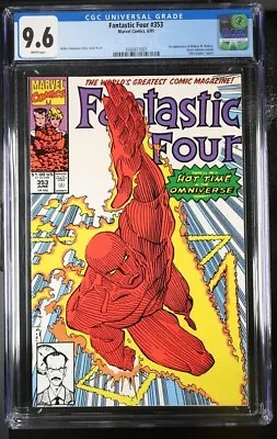 Buy Fantastic Four 353 1991 CGC Graded 9.6 White PAGES First Appearance Mobius • 150£