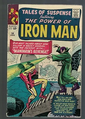Buy Marvel Comics 54 Mandarin FN 6.0 Ironman Avengers Mandarin Revenge 1964 • 119.99£