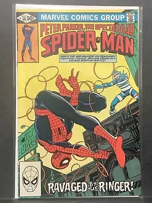 Buy Spectacular Spider-Man - #58 - 1st New Beetle Armor - Marvel - Direct -1981 - VF • 7.12£