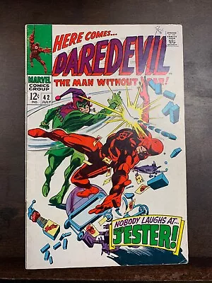 Buy DAREDEVIL #42  (1968) FN- 1st Jester • 11.91£