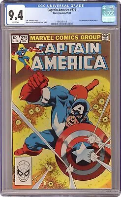 Buy Captain America #275 CGC 9.4 1982 4350381018 1st App. Second Baron Zemo • 42.11£