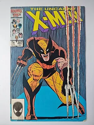Buy Uncanny X-Men #207 Marvel Comics 1986 Classic John Romita Jr Cover • 7.96£