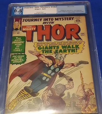 Buy Journey Into Mystery With The Mighty Thor #104 (Marvel Comics) CGC 6.5 *KEY • 75.20£