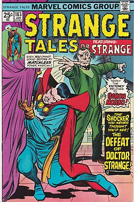 Buy Strange Tales #183 (Jan 1976, Marvel) Baron Mordo; Kirby; Ditko, High Grade • 4.06£