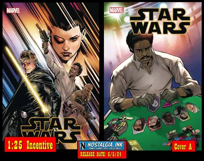 Buy Star Wars #47 Cvr A + 1:25 Carlo Pagulayan Var Marvel 2024 Presale Proships 6/5 • 31.94£
