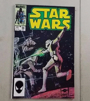Buy 1985 Vintage Marvel Star Wars Comic Book Issue 98        Sw6 • 19.70£