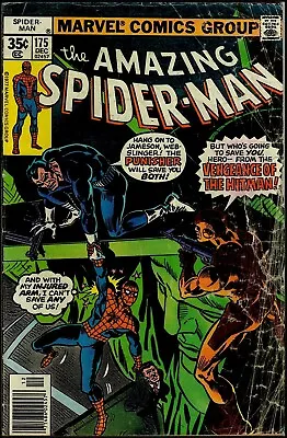Buy Amazing Spider-Man (1963 Series) #175 'Punisher App.' FR/G Cond. (Marvel 1977) • 4.82£