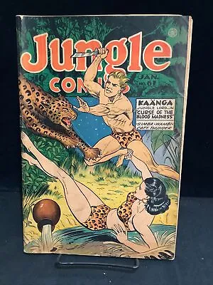 Buy Jungle Comics #61 (1945, Good Girl Art - Kaanga- Wambi) - Solid Copy • 110.69£