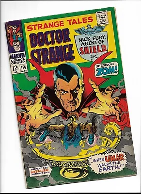 Buy Strange Tales #156 F+, Steranko Shield, Dr Strange Umar 1st Appearance Of Zom • 25.23£