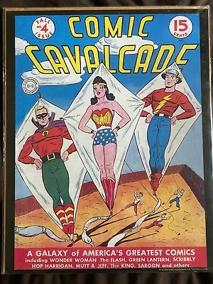 Buy Comic Cavalcade #4 Dc Wonder Woman Flash Green Lantern Poster Print Asgard Press • 7.88£