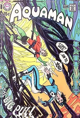 Buy 1970 Aquaman #51 June The Big Pull Dc Comics Aparo Giordano  Z2381 • 19.58£