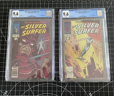 Buy Silver Surfer Limited 1&2 CGC 9.6 Marvel Comics 1988 • 140£