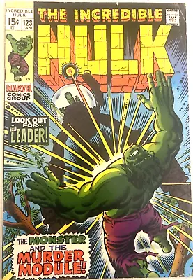 Buy Incredible Hulk # 123.  1st Series. Jan 1970.  Herb Trimpe-cover. Fn 6.0. • 22.99£