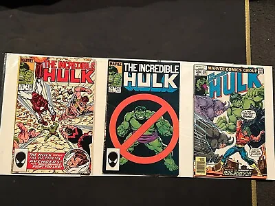 Buy The Incredible Hulk 316,317,318 Comic Lot - 1st Printing • 4.83£