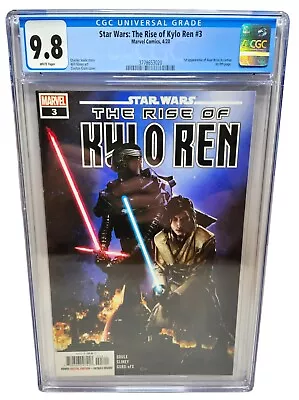 Buy Star Wars The Rise Of Kylo Ren # 3 CGC 9.8 NM + / Mint Ltd 1:25 1st Avar Kriss • 77.45£