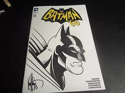Buy Batman '66  #23 Blank Variant Remarked With Batman Sketch Df Certified!! • 88.46£