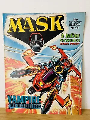 Buy MASK Comic - No 10 Date 28/2-13/3/87 UK Paper Comic - Centre Poster Intact • 7.99£