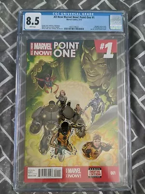 Buy All New Marvel Now Point One #1 CGC 8.5 1st Appearance Kamala Khan Ms Marvel • 99.99£