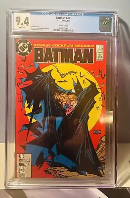 Buy BATMAN #423 CGC 9.4 (2nd Print) - DC (1988) - Iconic Todd McFarlane Cover! • 132.52£