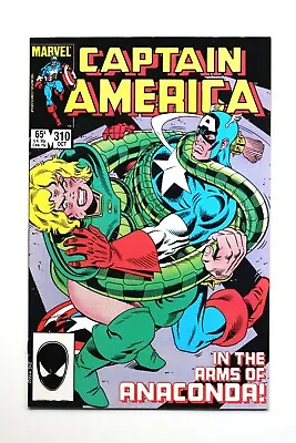 Buy Captain America #310 1985 1st App Of Diamondback & Serpent Society. Direct Edi. • 23.79£