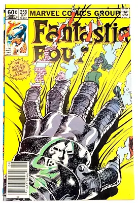 Buy Fantastic Four #258  (1983)  / Vf/nm / Doctor Doom / Newsstand • 15.70£
