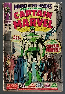 Buy Marvel Comics Super Heroes Captain 12 VG 4.0  1967 1st Appearance Avengers • 89.99£
