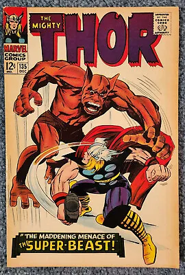 Buy THOR #135 Marvel 1966 KEY ORIGIN HIGH EVOLUTIONARY 1st Calls Hammer Mjolnir - FN • 27.98£